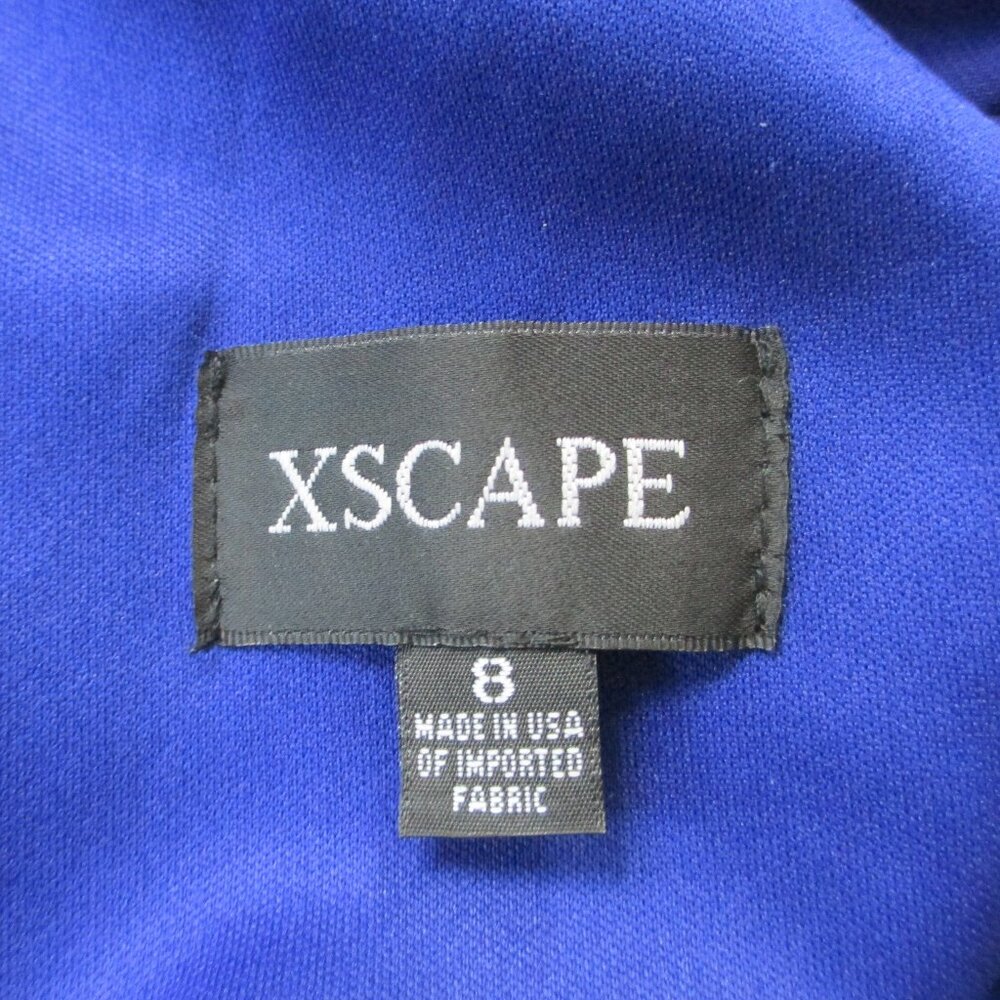 BLUE XSCAPE COCKTAIL DRESS - Picture 15 of 16
